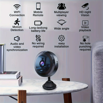 Mini WiFi Cam – 1080P, Motion Detection