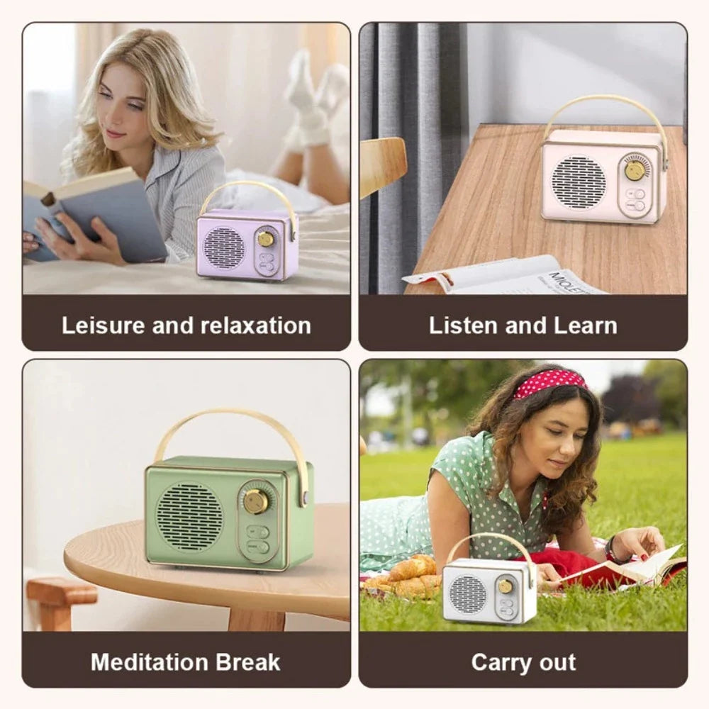 Retro Mini Wireless Bluetooth Speaker